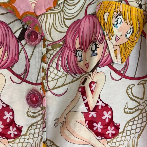 Brigi of Aspen Colorado Cotton Amine Jacket Shirt - Picture 2 of 4